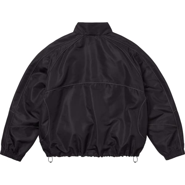 Supreme Reflective Piping Pullover - Black (front)