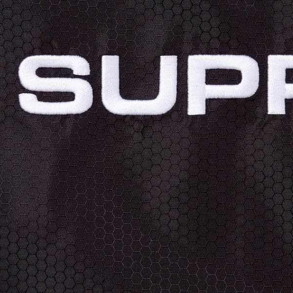 Supreme Reflective Piping Pullover - Black (front)