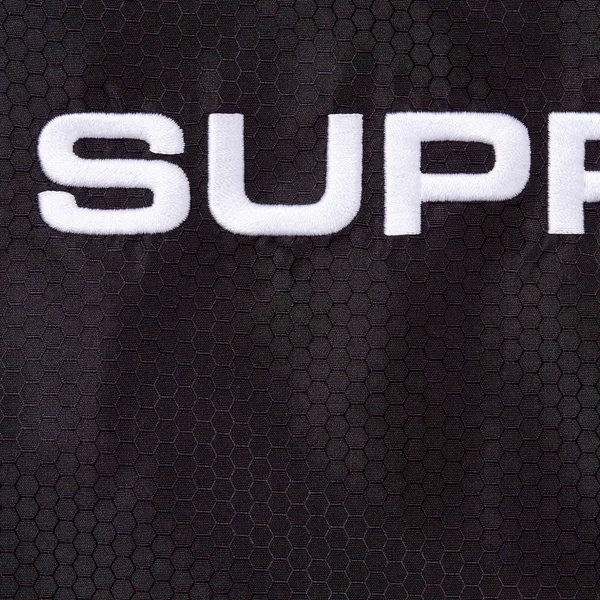 Supreme Reflective Piping Pullover - Black (front)