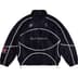 Supreme Reflective Piping Pullover - Navy (front)