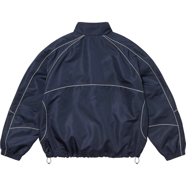 Supreme Reflective Piping Pullover - Navy (front)
