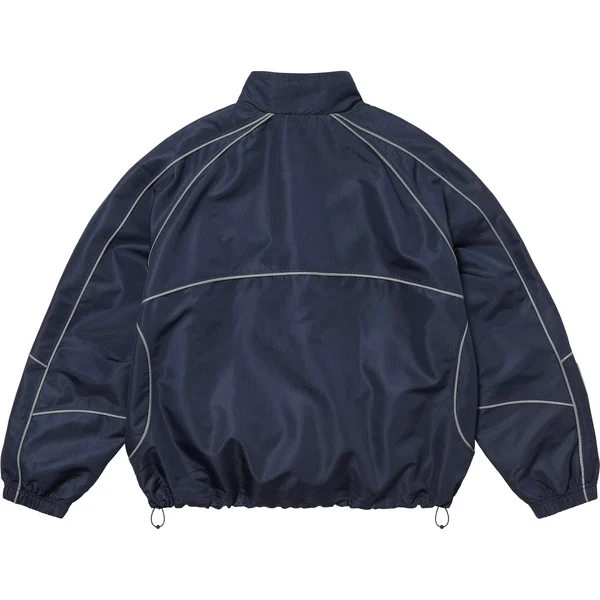 Supreme Reflective Piping Pullover - Navy (front)