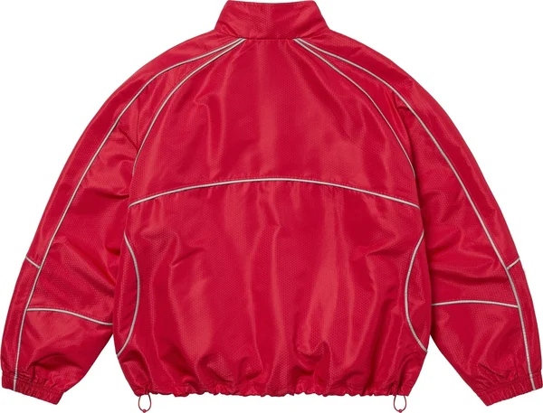 Supreme Reflective Piping Pullover - Red (front)