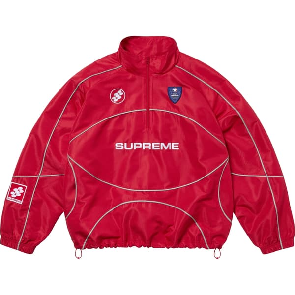 Supreme Reflective Piping Pullover - Red (front)