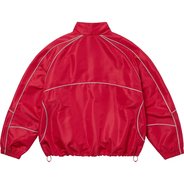 Supreme Reflective Piping Pullover - Red (front)