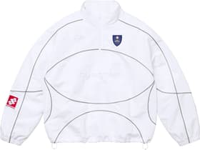 Supreme Reflective Piping Pullover White