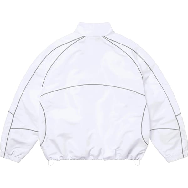 Supreme Reflective Piping Pullover - White (front)