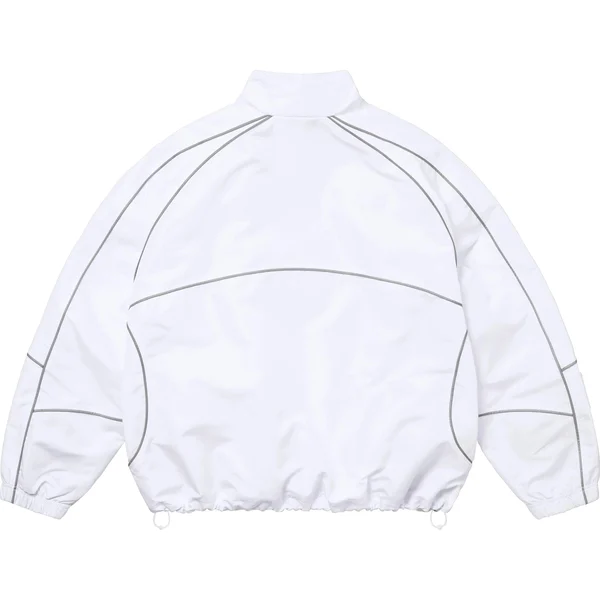 Supreme Reflective Piping Pullover - White (front)