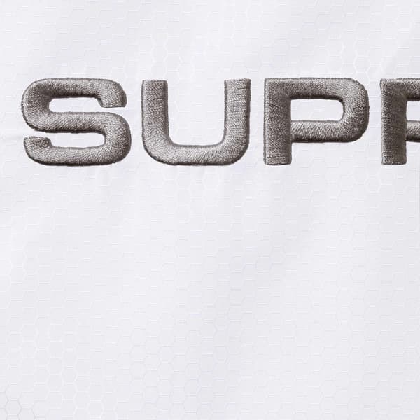 Supreme Reflective Piping Pullover - White (front)