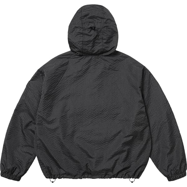 Supreme Reflective Ripstop Anorak - Black (front)