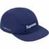Supreme Reflective Ripstop Camp Cap - Navy (front)