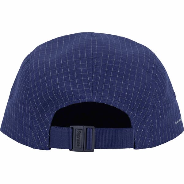 Supreme Reflective Ripstop Camp Cap - Navy (front)