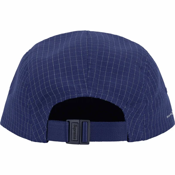 Supreme Reflective Ripstop Camp Cap - Navy (front)