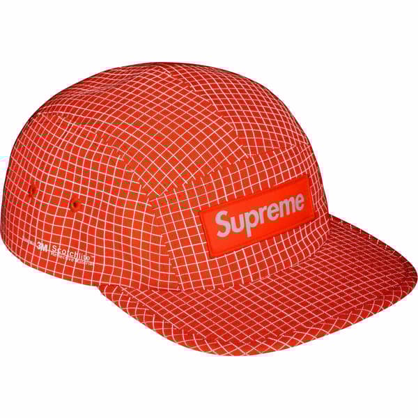 Supreme Reflective Ripstop Camp Cap - Orange (front)