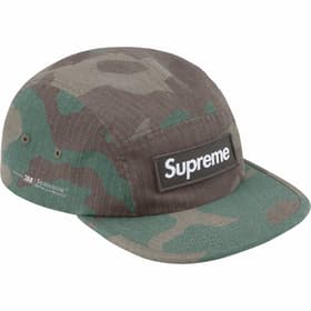 Supreme Reflective Ripstop Camp Cap Woodland Camo