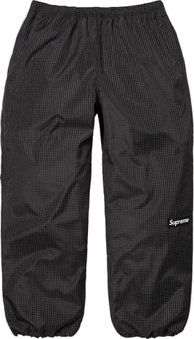 Supreme Reflective Ripstop Track Pant Black