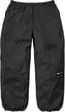 Supreme Reflective Ripstop Track Pant - Black (front)