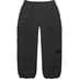 Supreme Reflective Ripstop Track Pant - Black (front)