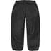 Supreme Reflective Ripstop Track Pant - Black (front)