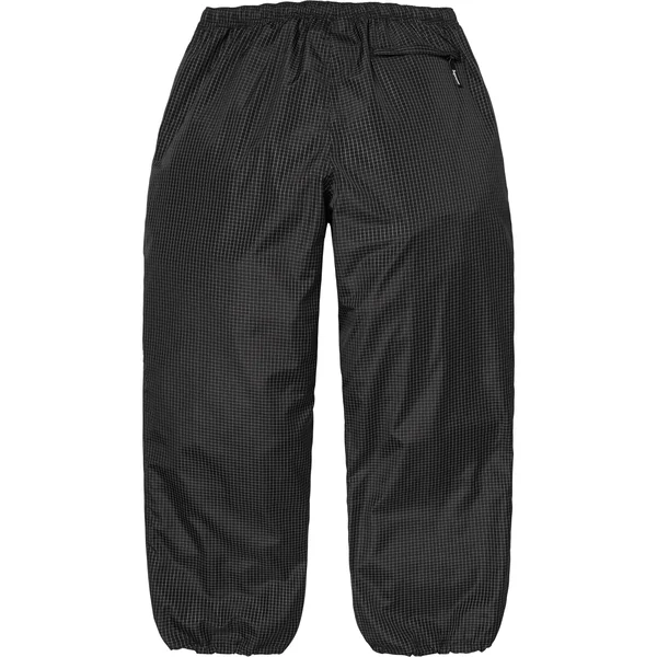 Supreme Reflective Ripstop Track Pant - Black (front)