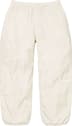Supreme Reflective Ripstop Track Pant - White (front)