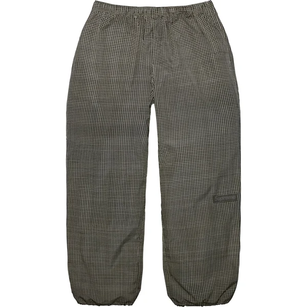 Supreme Reflective Ripstop Track Pant - White (front)