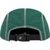 Supreme Reflective Stitch Camp Cap - Dark Green (front)