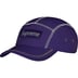 Supreme Reflective Stitch Camp Cap - Purple (front)