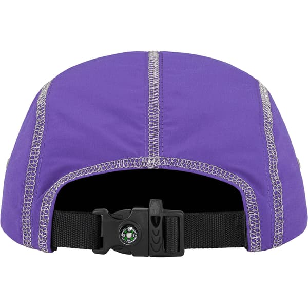 Supreme Reflective Stitch Camp Cap - Purple (front)