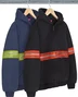 Supreme Reflective Stripe Hooded Work Jacket - Product Image