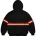 Supreme Reflective Stripe Hooded Work Jacket - Black (front)