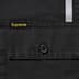 Supreme Reflective Stripe S/S Work Shirt - Black (front)