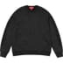 Supreme Reflective Sweater - Black (front)