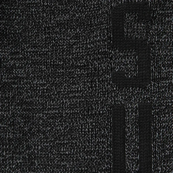 Supreme Reflective Sweater - Black (front)