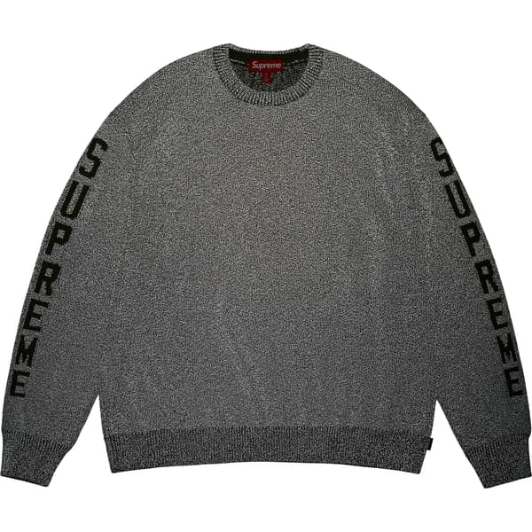 Supreme Reflective Sweater - Olive (front)