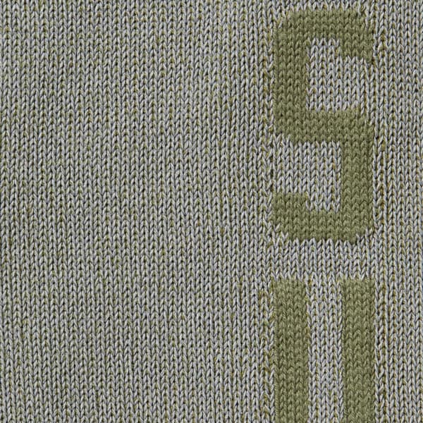 Supreme Reflective Sweater - Olive (front)