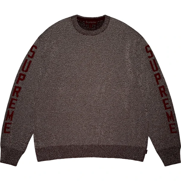 Supreme Reflective Sweater - Orange (front)