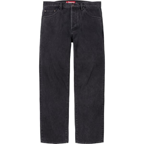 Supreme Regular Jean - Black (front)