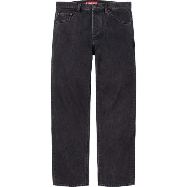Supreme Regular Jean - Black (front)