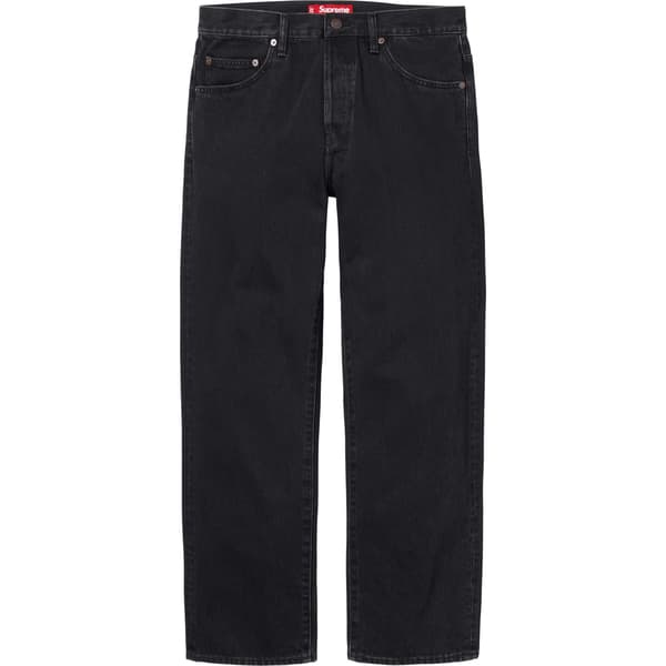 Supreme Regular Jean - Black (front)