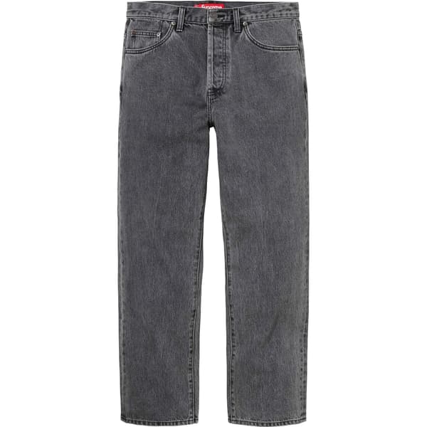 Supreme Regular Jean - Black (front)