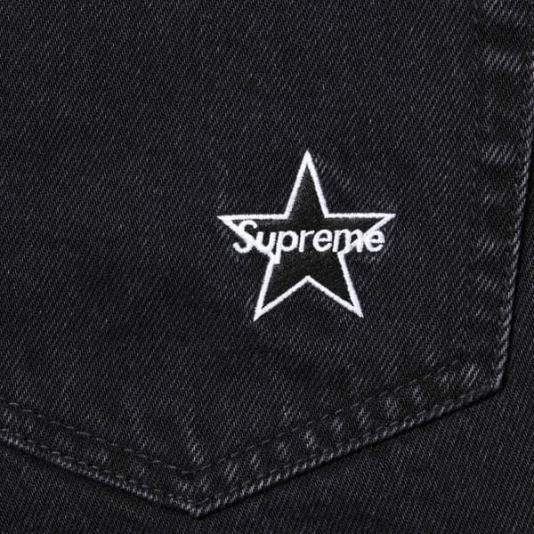 Supreme Regular Jean - Black (front)
