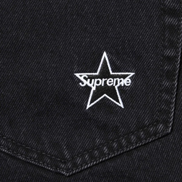 Supreme Regular Jean - Black (front)