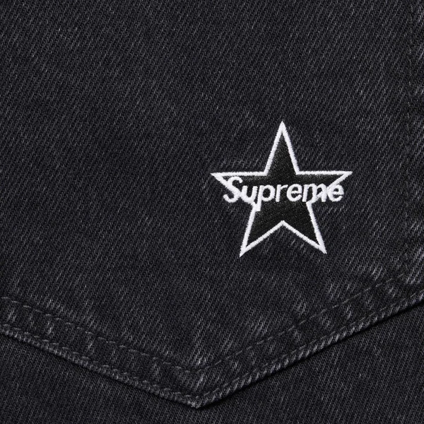Supreme Regular Jean - Black (front)