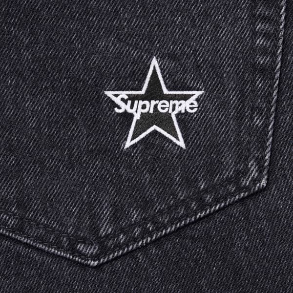 Supreme Regular Jean - Black (front)