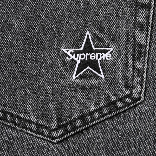 Supreme Regular Jean - Black (front)