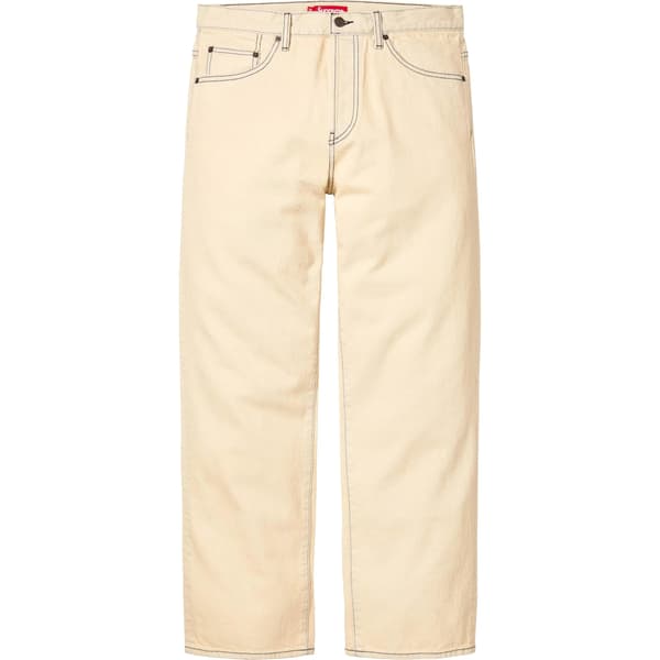 Supreme Regular Jean - Bleached (front)