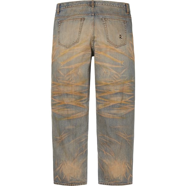 Supreme Regular Jean - Dirty Indigo (front)