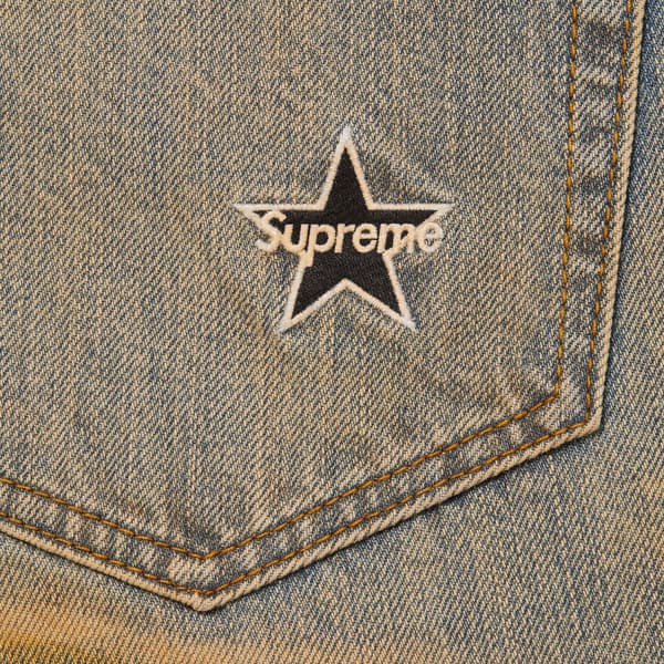 Supreme Regular Jean - Dirty Indigo (front)