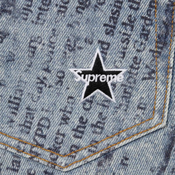 Supreme Regular Jean - Newspaper (front)